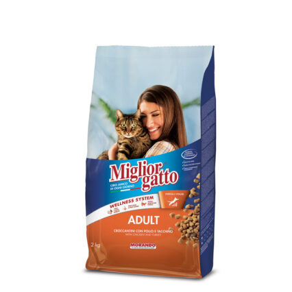 Migliorgatto Adult Cat Food - Kibble With Chicken, Turkey and Vegetables