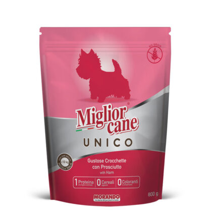 Migliorgatto Unico Adult Mini Tasty Kibbles With Ham
