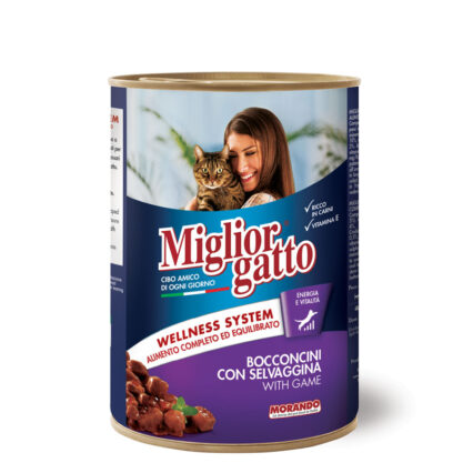 Migliorgatto Adult Cat Food Chunks With Game