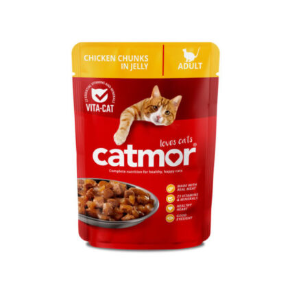 Catmor Adult Chicken Chunks in Jelly