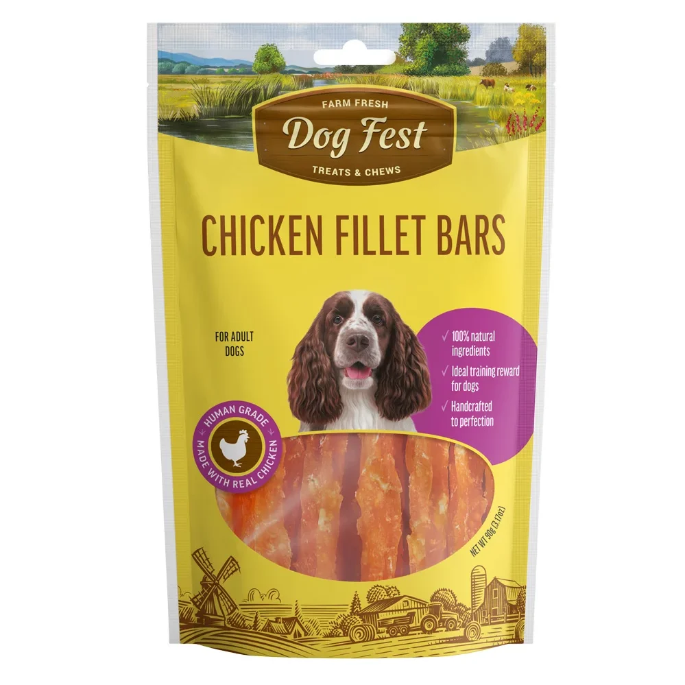 Dog Fest Chicken Fillet Bars Dog Fest Chicken Fillet Bars