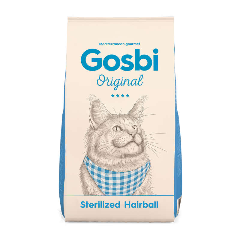 Gosbi Original Sterilized HairBall Adult Cat Food 3 kg Gosbi Original Sterilized HairBall Adult Cat Food 3 kg