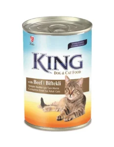 King Canned Cat Food With Beef Chunks in Gravy - petsgalleria