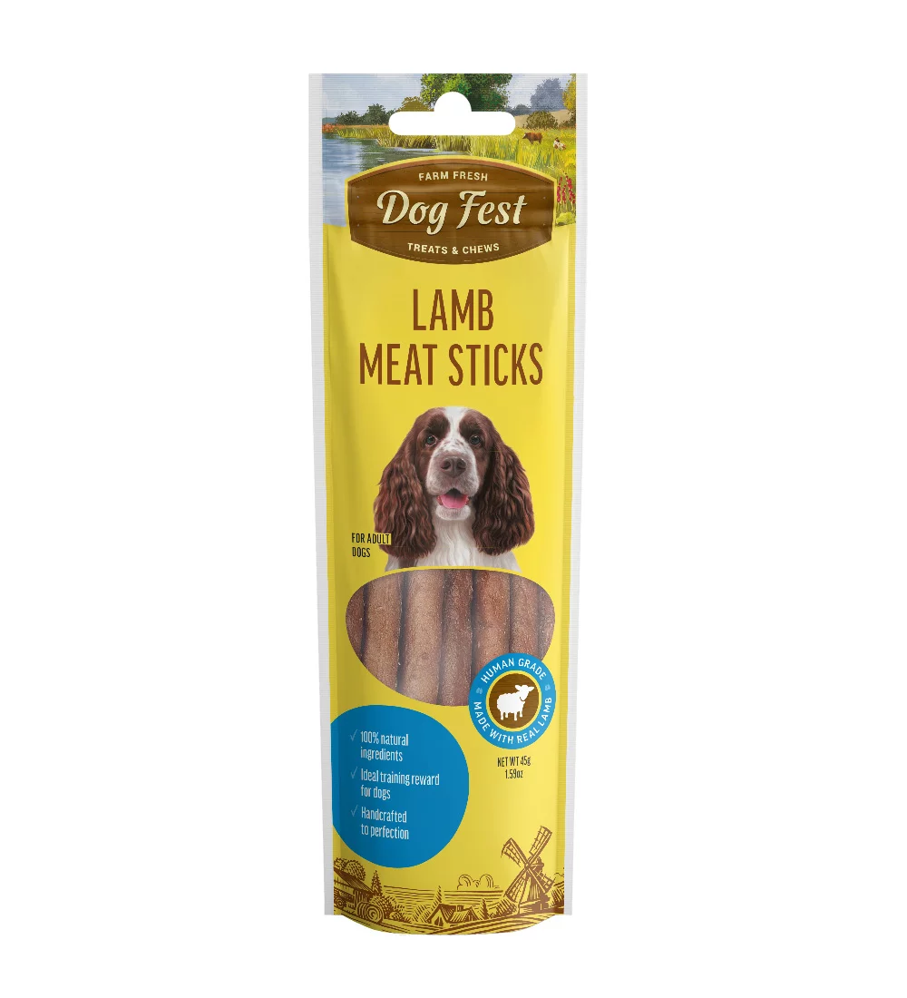 Dog Fest Lamb Meat Sticks - Dog Food Dog Fest Lamb Meat Sticks - Dog Food