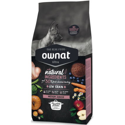 Ownat Ultra Medium Junior Dog Food - petsgalleria