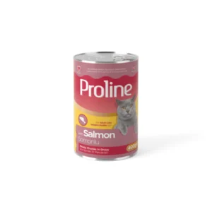 Proline Adult Cat Food Canned – Salmon Chunks in Gravy - petsgalleria