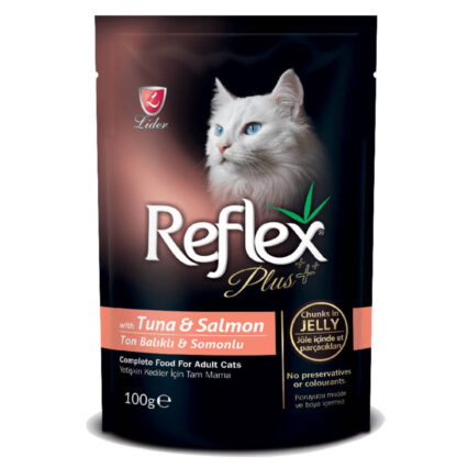 Reflex Plus Adult Cat Food With Tuna and Salmon in Jelly