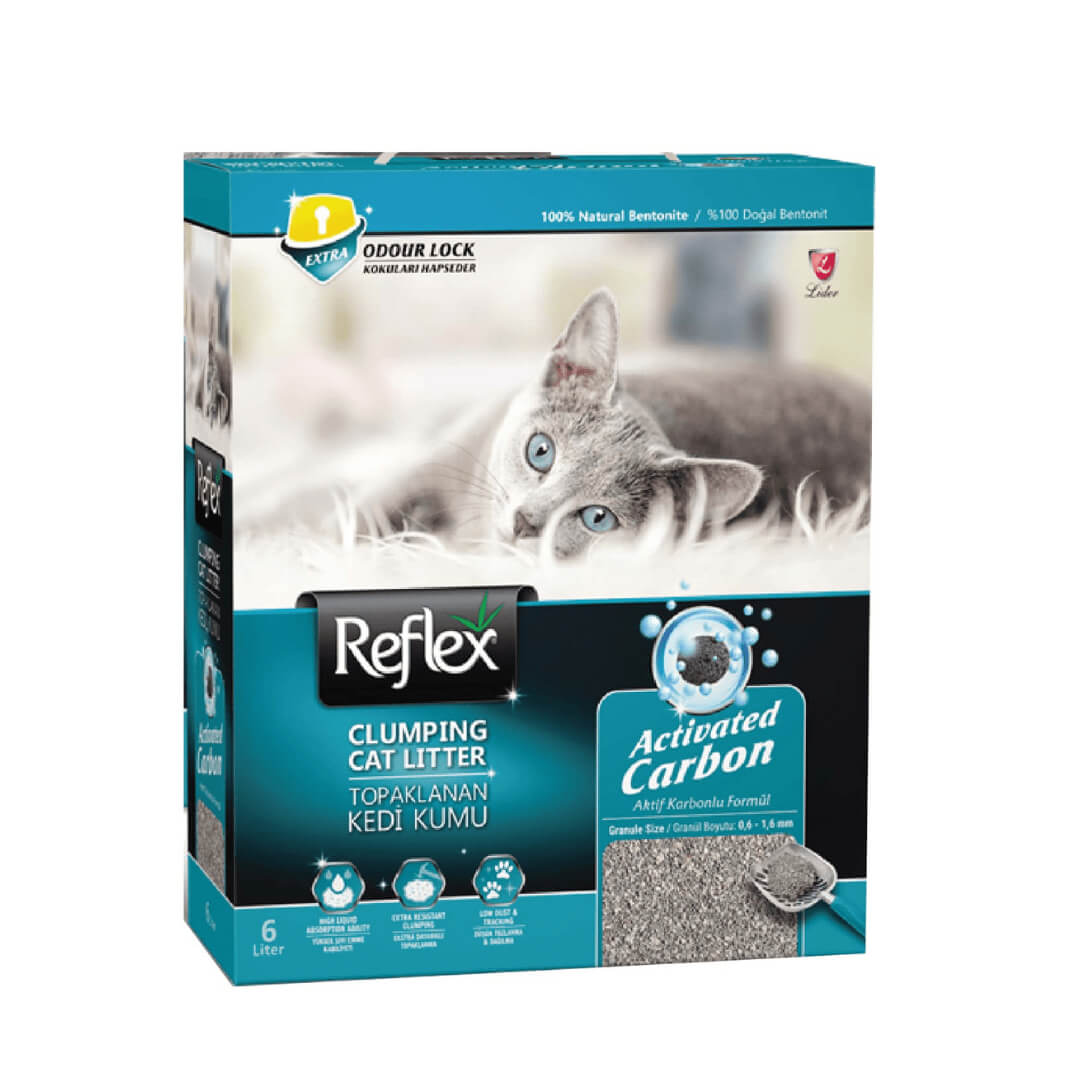 Reflex Activated Carbon Clumping Cat Litter Reflex Activated Carbon Clumping Cat Litter
