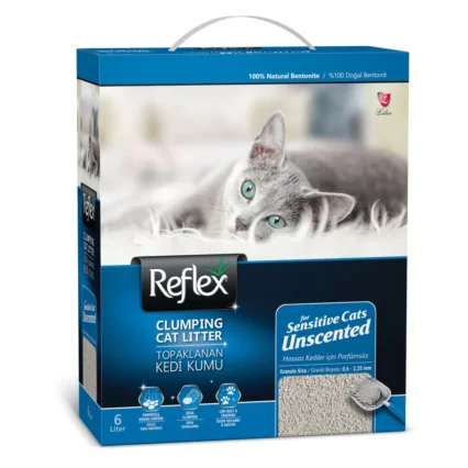 Reflex Unscented Clumping Cat Litter for Sensitive Cats