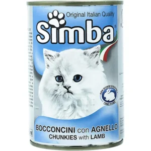 Simba Lamb Chunks Canned Cat Food - petsgalleria