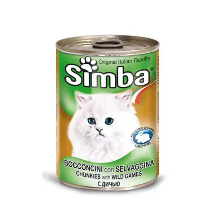 Simba Wild Game Chunks Canned Cat Food - petsgalleria