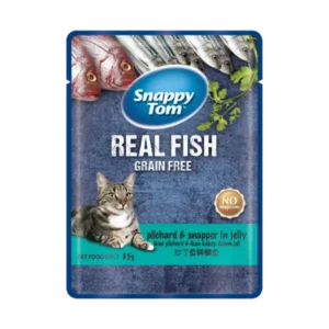 Snappy Tom Pouch Pilchard & Snapper in Jelly Cat Food - petsgalleria
