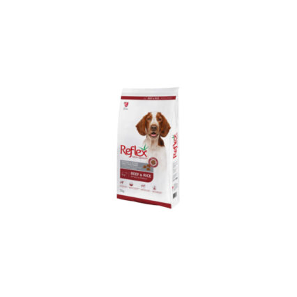 Reflex Hunting & Active Adult Dog Food – Beef & Rice 15KG