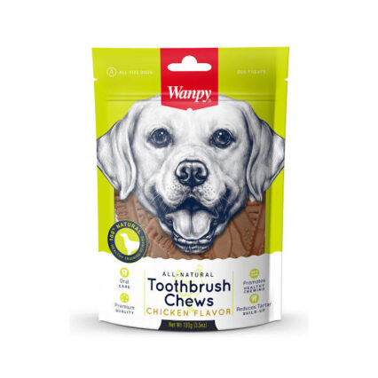 Wanpy ToothBrush Chew | Dog Treats