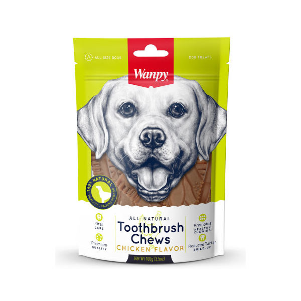 Wanpy ToothBrush Chew | Dog Treats Wanpy ToothBrush Chew | Dog Treats