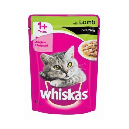 Whiskas Pouch Adult Cat Food (lamb)