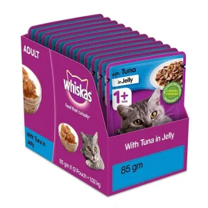 Whiskas Pouch Adult Wet Cat Food tuna in jelly by pets galleria pet store nairobi kenya