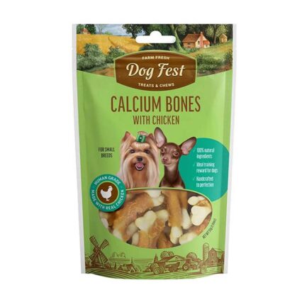 dog fest calcium bones with chicken