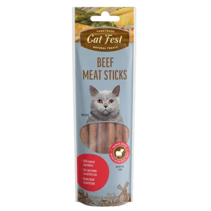 CAT FEST BEEF MEAT STICKS FOR CATS