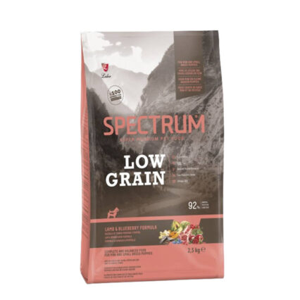 Spectrum Low Grain Puppy Food With Lamb & Blueberry for Mini & Small Breeds Dogs