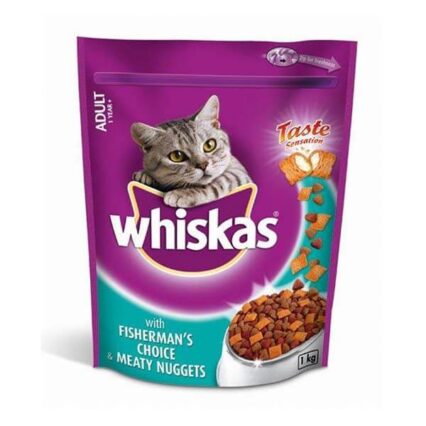 Whiskas Meaty Nuggets Fishermans Choice Dry Cat Food