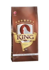 King Plus Adult Cat Food Lamb And Rice - petsgalleria