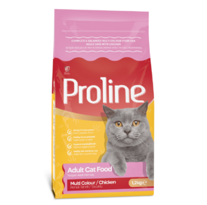 Proline Adult Cat Food MultiColour Chicken,