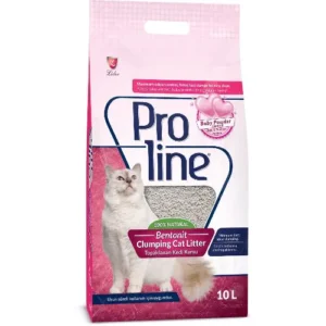 Proline Bentonite Clumping Cat Litter - Baby Powder - petsgalleria