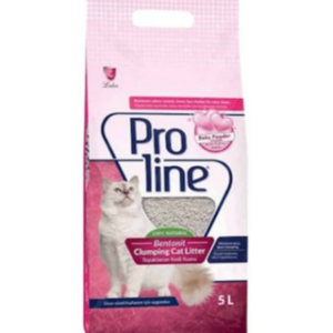 Proline Bentonite Clumping Cat Litter - Baby Powder