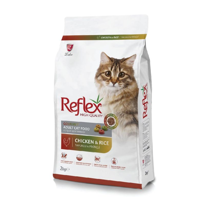 Reflex Gourmet Adult Cat Food –Chicken & Rice Reflex Gourmet Adult Cat Food – Chicken & Rice by pets galleria pet store