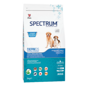 SPECTRUM-ADULT-DOG-FOOD-DERM26-3kgs-petsgalleria