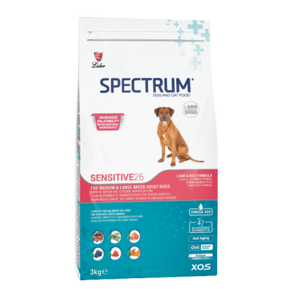 SPECTRUM-ADULT-DOG-FOOD-SENSITIVE26-3kg-petsgalleria