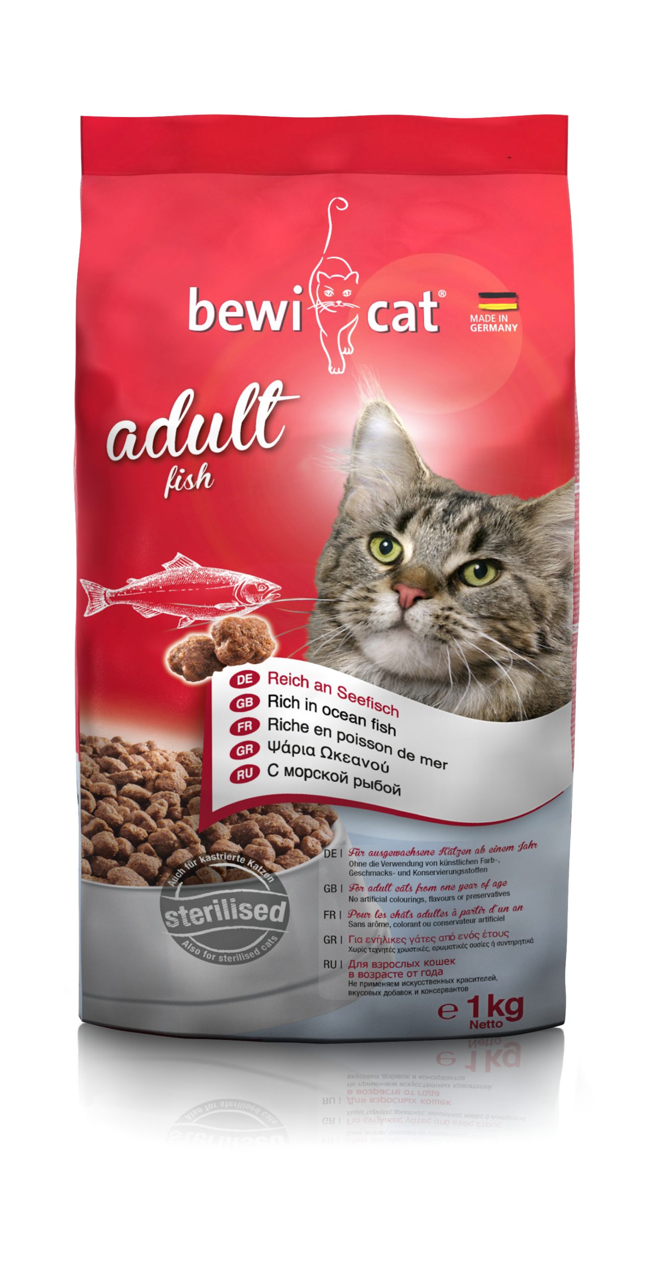 Bewi Cat Adult Fish Bewi Cat Adult Fish 1kg - petsgalleria
