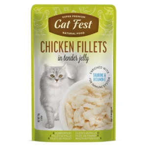 Cat Fest Cat Food Pouches – Chicken Fillets in Tender Jelly  - petsgalleria