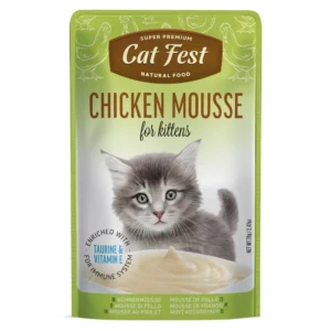 Cat Fest Cat Food Pouches – Chicken Mousse for Kittens - petsgalleria