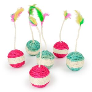 Cat Toy with Feathers - petsgalleria