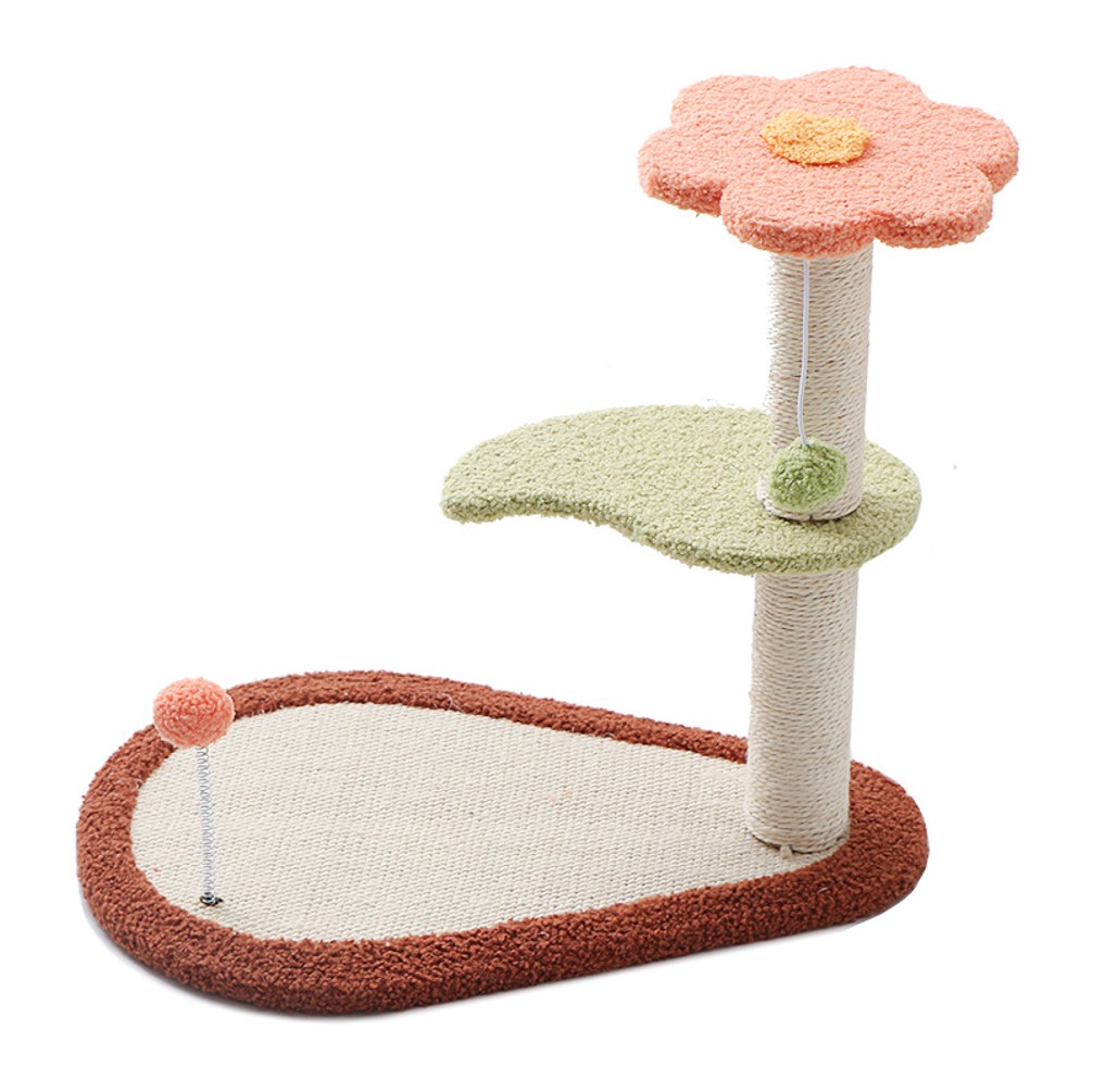 Cat Tree with Hanging and Spring Balls Cat Tree with Hanging and Spring Balls