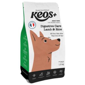 Keos+ Adult Dog Food Digestive Care – Lamb & Rice - petsgalleria