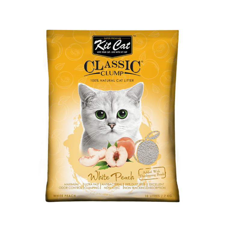 Kit Cat Clumping Cat Litter - White Peach Kit Cat Clumping Cat Litter - White Peach - petsgalleria
