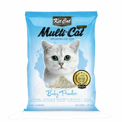 Kit Cat MultiCat Cat Litter - Baby Powder