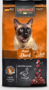 Leonardo Adult Duck Cat Food - petsgalleria