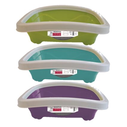 Memphis Litter Tray with Rim - petsgalleria