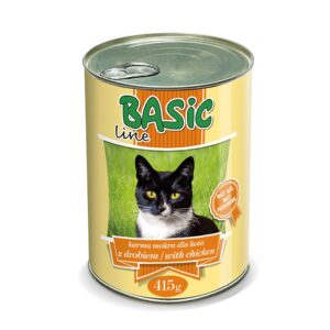 Basic Line Canned Cat Food – Chicken - petsgalleria