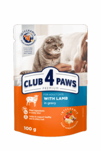 Club 4 Paws Cat Food Lamb in Gravy - petsgalleria