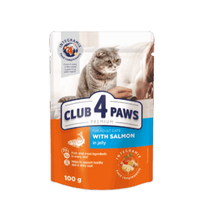 Club 4 Paws Cat Food Salmon in Jelly - petsgalleria