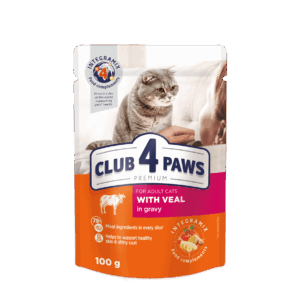 Club 4 Paws Cat Food Veal In Gravy - petsgalleria