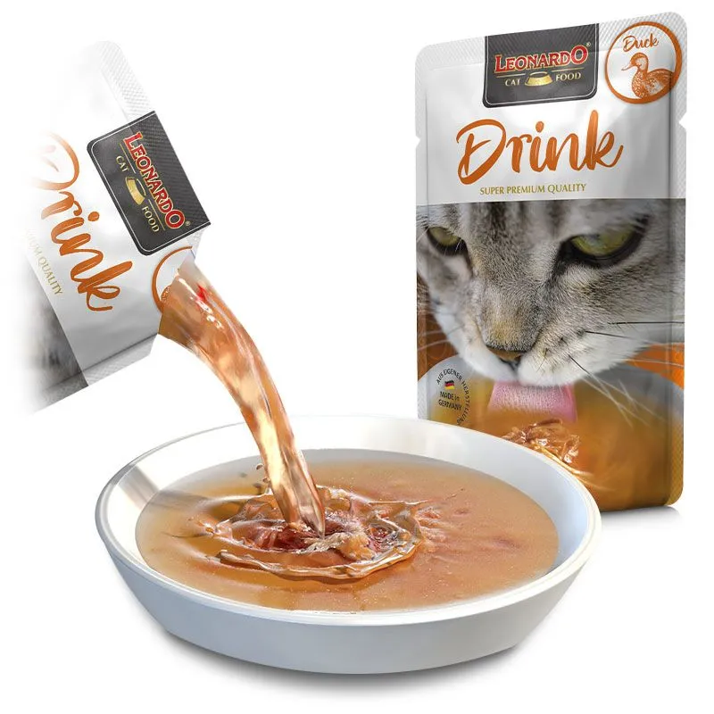 Leonardo Drink Duck Cat Food Leonardo Drink Duck Cat Food - petsgalleria