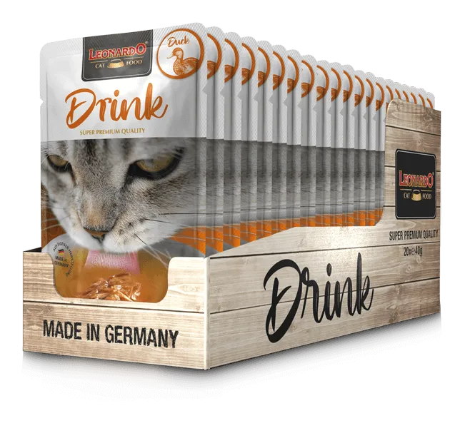 Leonardo Drink Duck Cat Food Leonardo Drink Duck Cat Food - petsgalleria