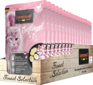 Leonardo Poultry & Eggs Cat Food - petsgalleria