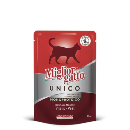 Migliorgatto Unico Delicious Veal Mousse - petsgalleria